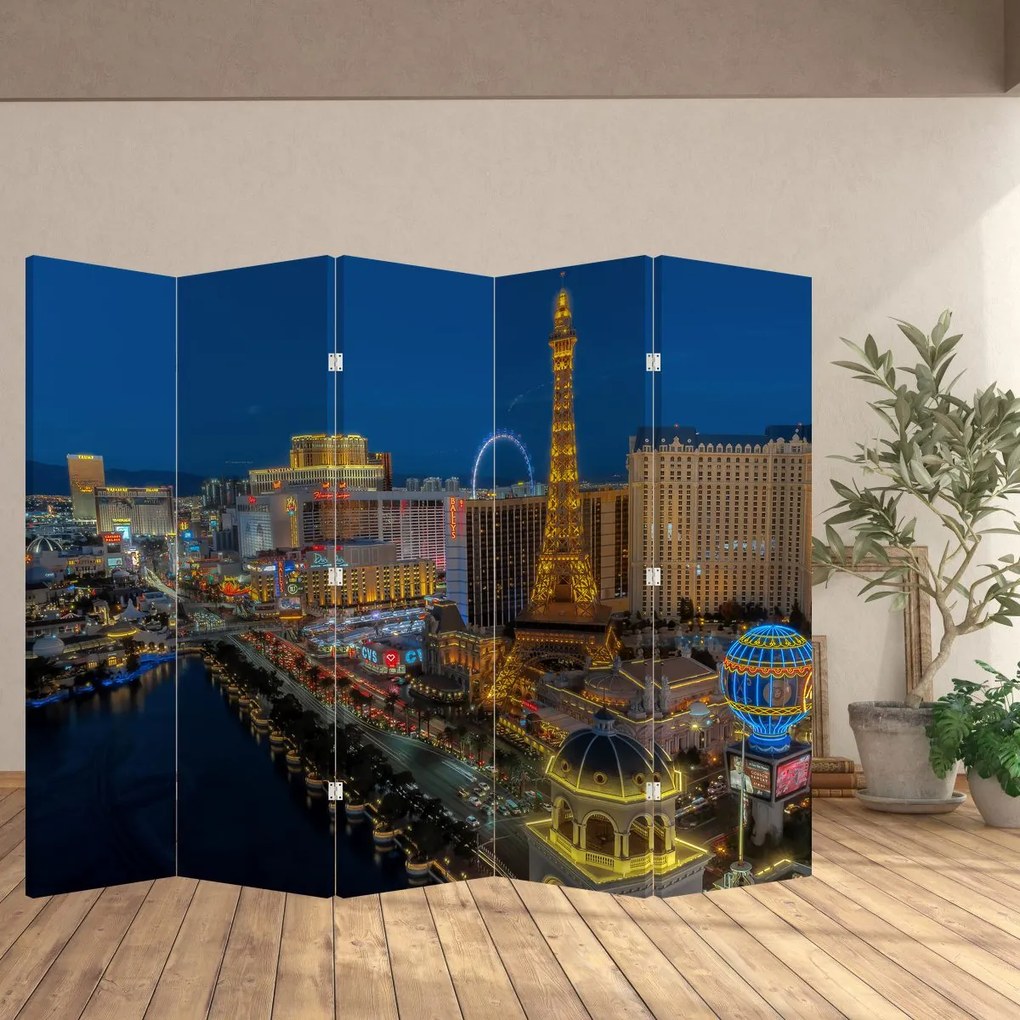 Paravan - Las Vegas nocturn (210x170 cm)