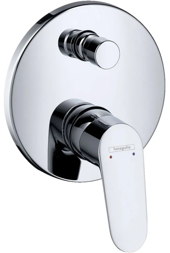 Baterie cada incastrata culoare crom Hansgrohe, Focus