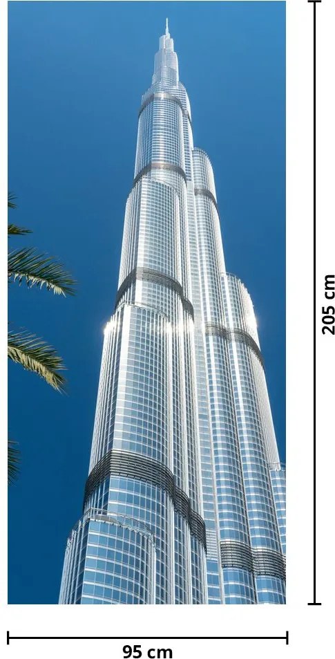 Fototapet pentru ușă - Burj Khalifa (95x205cm)