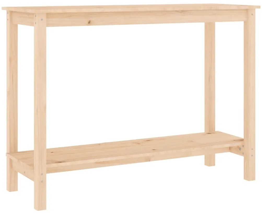 822282 vidaXL Masă consolă, 110x40x80 cm, lemn masiv de pin