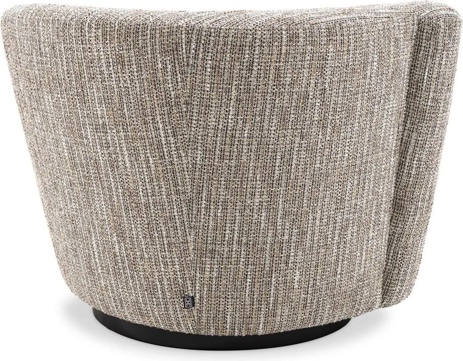 Fotoliu pivotant design elegant LUX Colin left, bej mademoiselle 115432 HZ