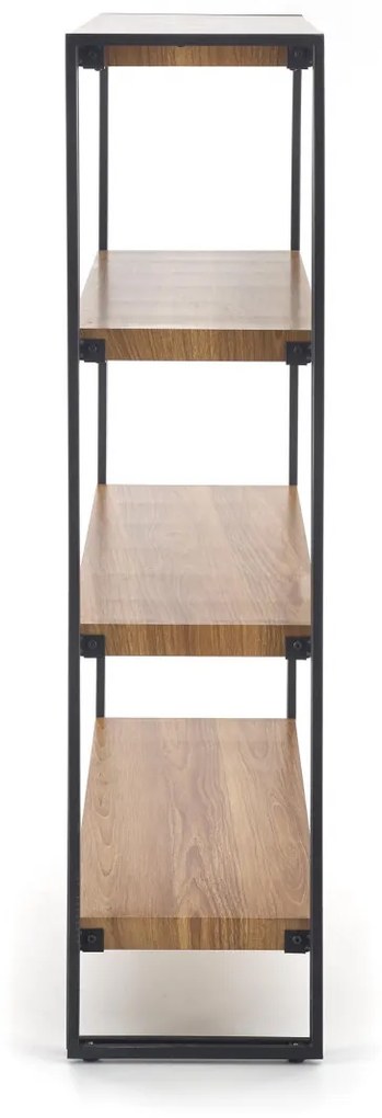 Raft Bolivar REG1 stejar auriu/negru H120 cm