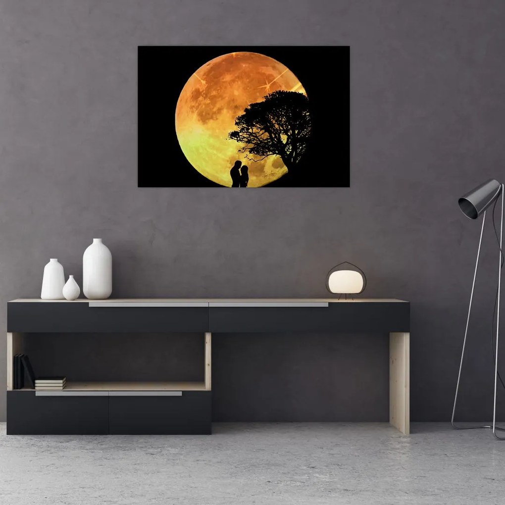 Tablou cu umbre în lumina lunii (90x60 cm)