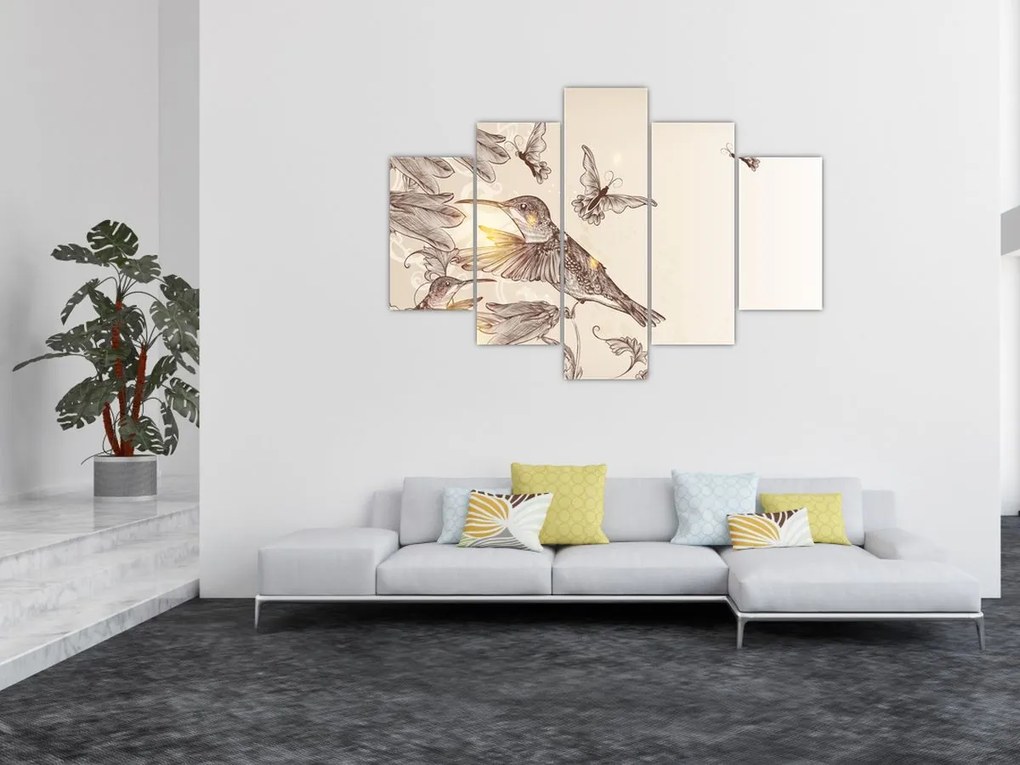 Tablou - Colibri (150x105 cm)