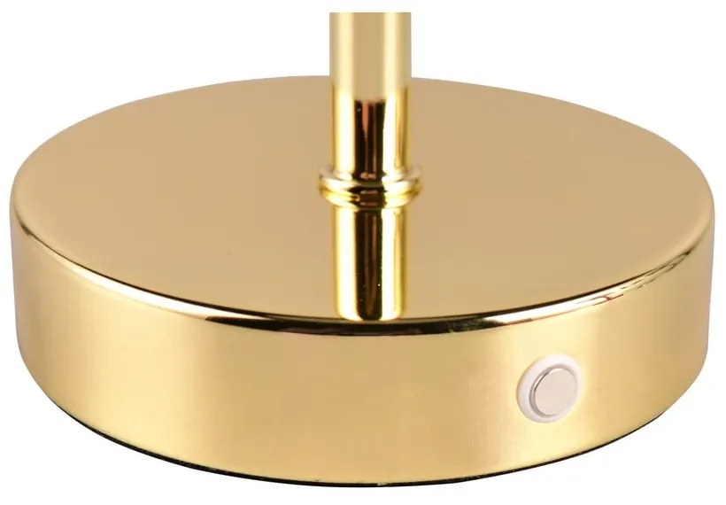 Veioză aurie LED cu intensitate reglabilă (înălțime 30 cm) Jeff – Reality