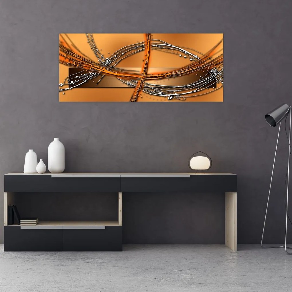 Tablou abstact (120x50 cm)