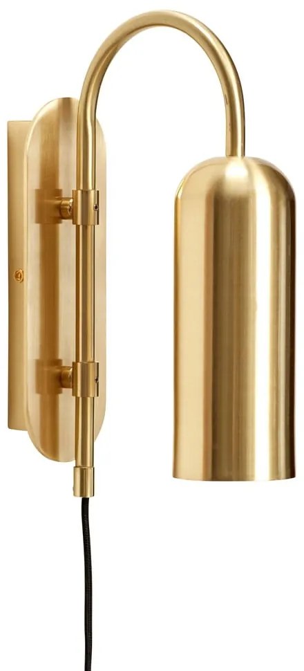 Aplică de perete aurie Zenith – Hübsch