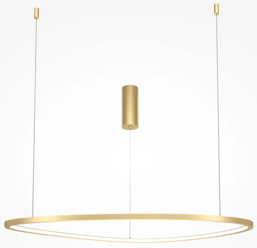 Lustra LED, pendul design modern Glint alama 63x78cm