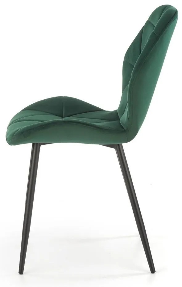 Scaun de bucaterie Pelor, verde/negru