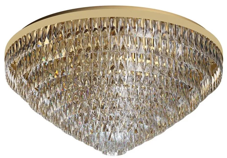 Plafonieră VALPARAISO 25xE14/40W/230V aurie Eglo 39461