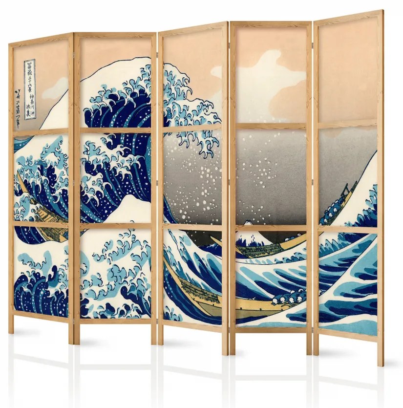 Paravan japonez - Great Wave in Kanagawa II