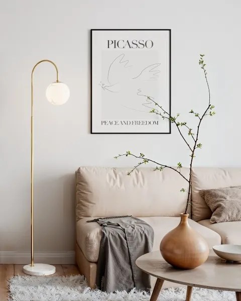 ByRydens Lampă de podea BELLAGIO 4101050-5000, 1xE27/8W/230V