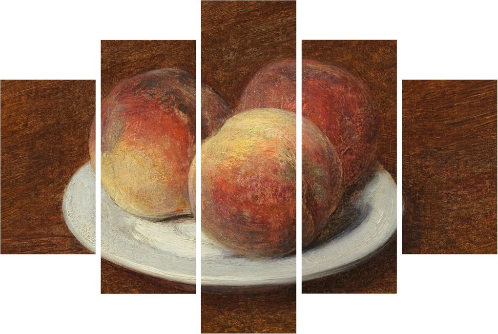 Tablou - Henri Fantin-Latour, Three Peaches on a Plate, reproducere (150x105 cm)