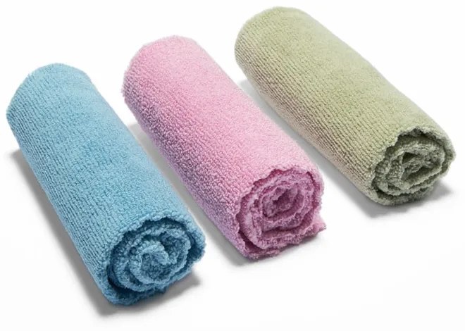 Set de 3 lavete din microfibre reciclate Vileda, 30 x 30 cm