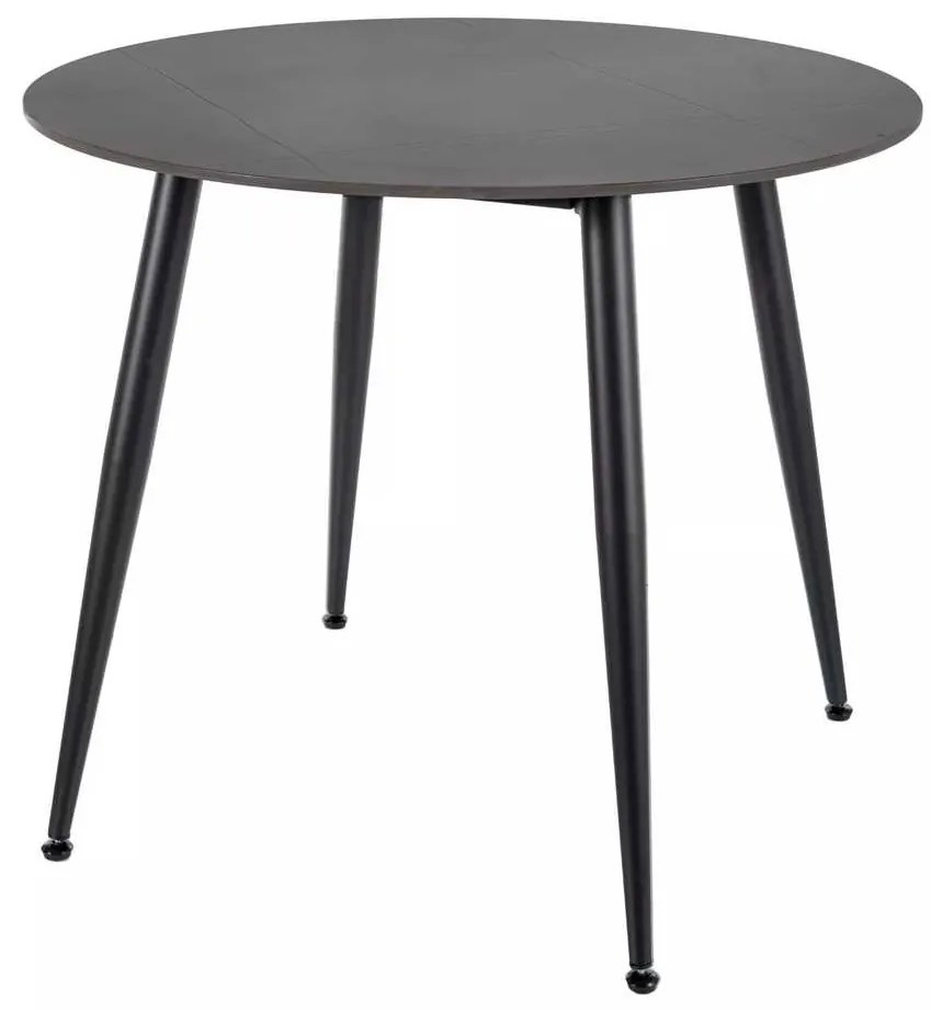 Masă de bucătărie Rion - 90 cm diametru, negru