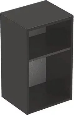 Dulap mediu suspendat Geberit Smyle Square lava gri inchis 36 cm