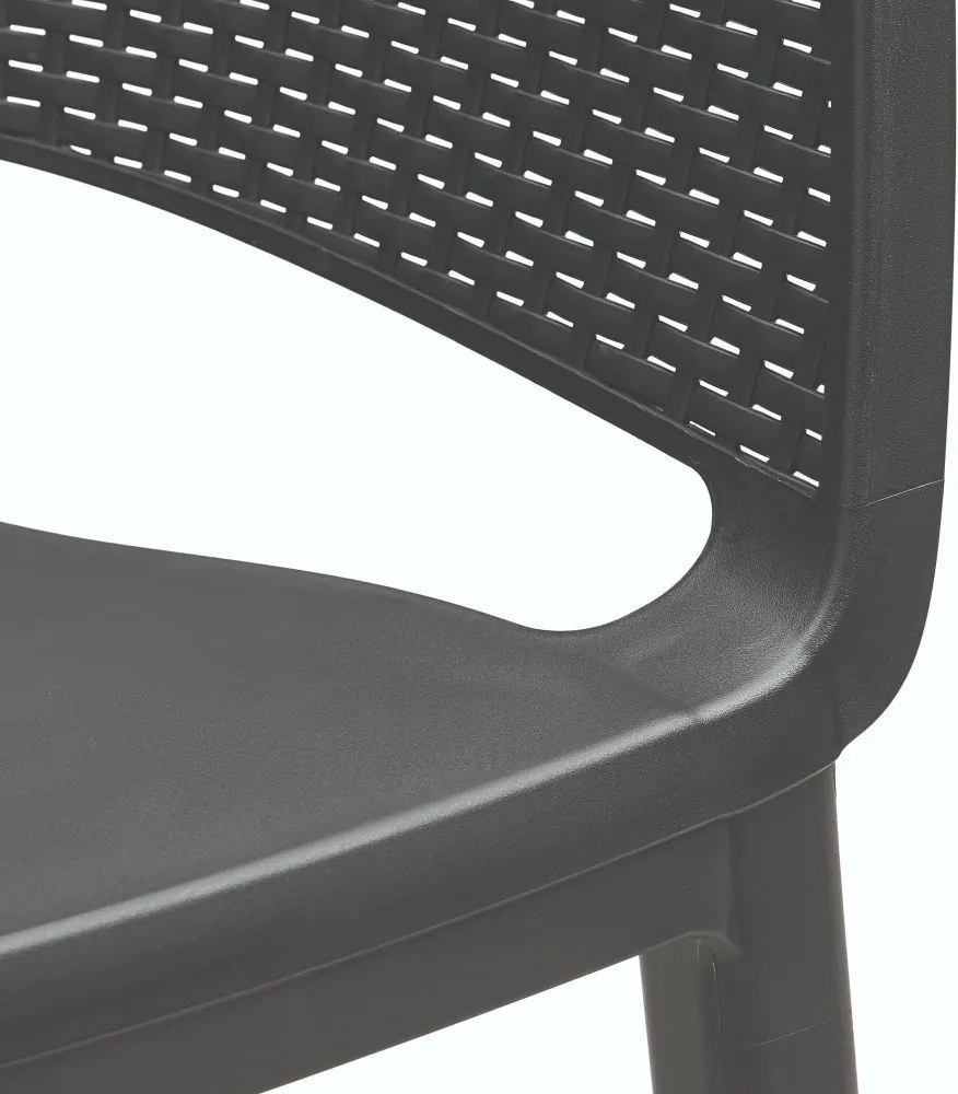 Set de mobilier de grădină Jueva cu 10 locuri, grafit