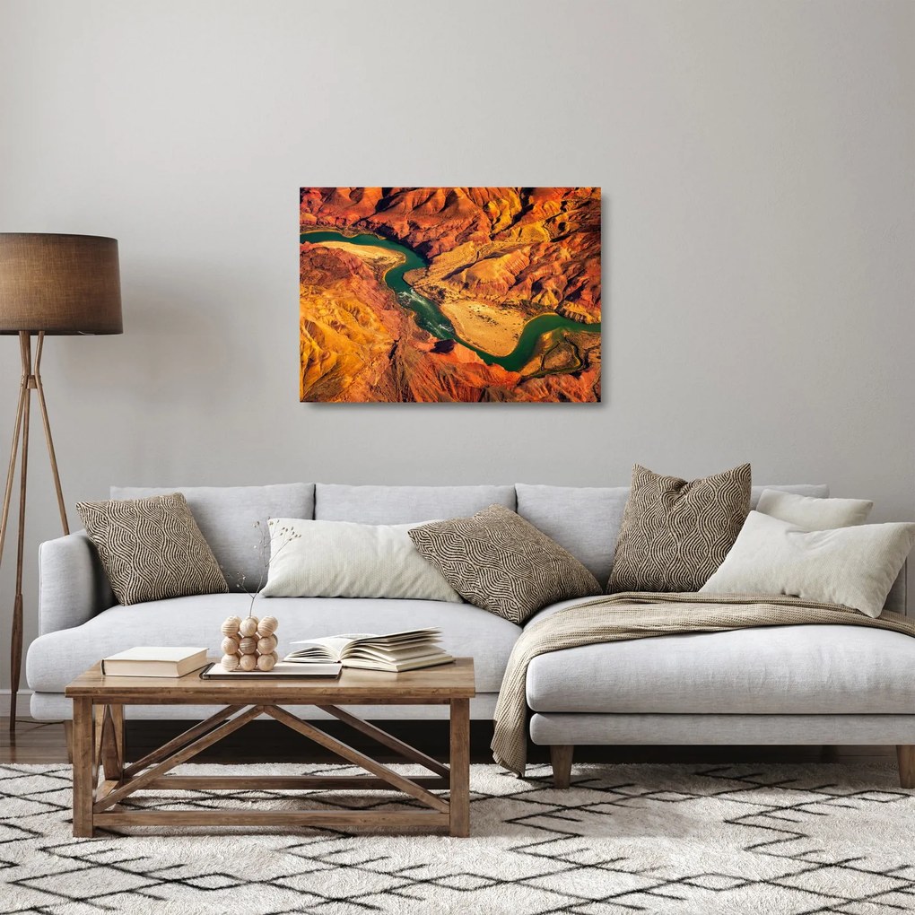 Tablou pe sticlă - Marele Canion (70x50 cm)