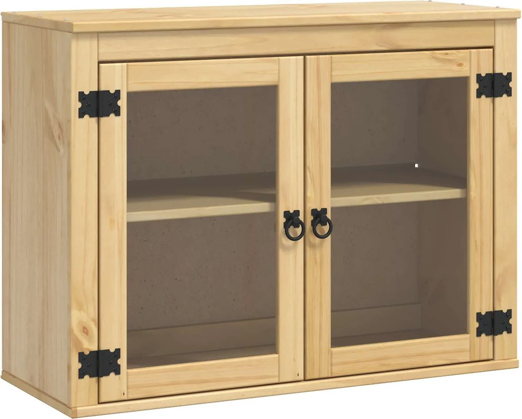 vidaXL Dulap cu raft SKI Maro Miere 60 x 32 x 40 cm Lemn de pin masiv