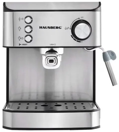 Espresor Cafea Inox, HAUSBERG
