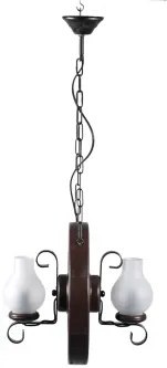 Pendul rustic 2 becuri E14 Elaria EL0025484 Erste