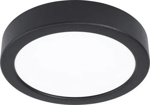 Eglo 78675 - Plafonieră LED FUEVA, 11W/230V, Ø 16 cm, neagră