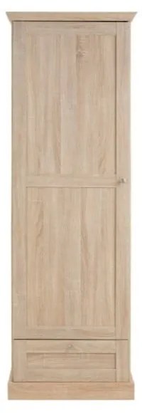 Șifonier în culoare naturală cu aspect de lemn de stejar 60x180 cm Binz – Støraa