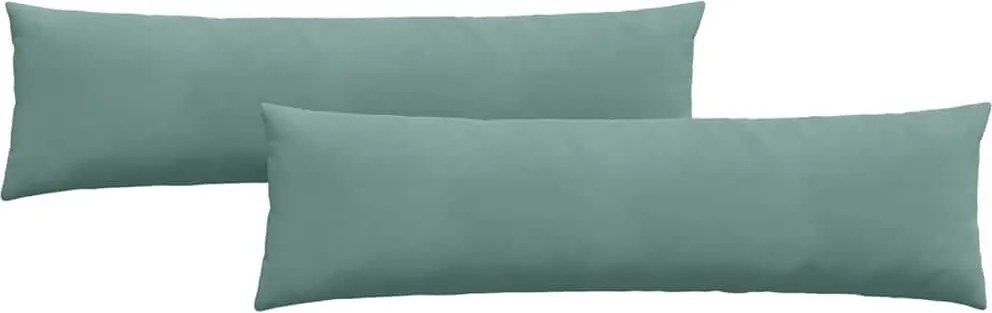 vidaXL Perne pentru canapea 2 pcs Verde Mării 145 x 40 cm