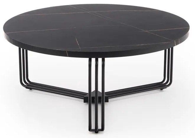 Masa de cafea Antica, neagra