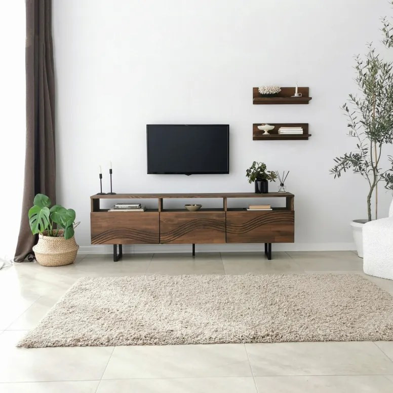 Comoda TV Onda - Walnut