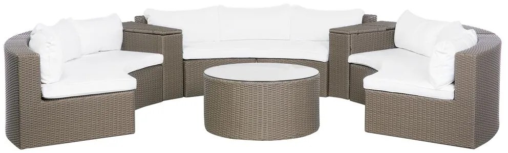 Set canapele pentru grădină Sevo (gri închis). 1011667