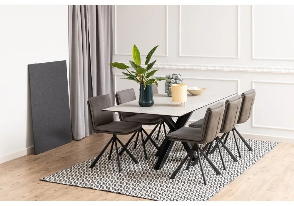 Scaun de dining gri Flynn – Actona