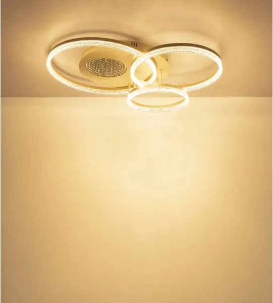 Globo 48480-40 - Plafonieră LED SANFORD LED/40W/230V 3000K 78x60 cm bej