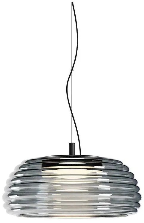 Redo 01-4541 - Lustră LED dimabilă pe cablu ONDULA LED/12W/230V negru/fumuriu