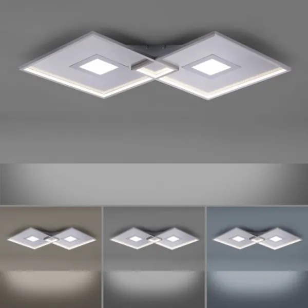 Plafonieră LED dimabilă AMARA LED/45W/230V crom Paul Neuhaus 8378-55 + telecomandă