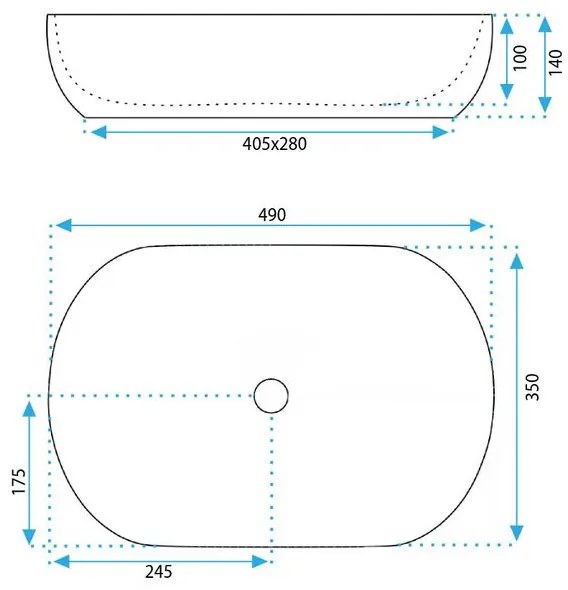 Lavoar pe blat Rea Lisa bej Shiny
