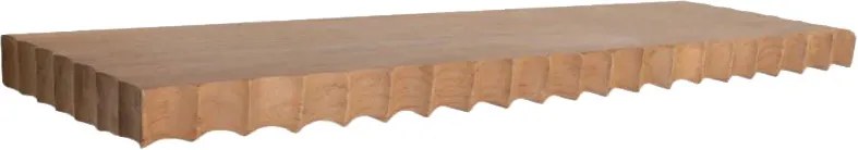 Raft maro din lemn de tec 60 cm Aeolian Raw Materials