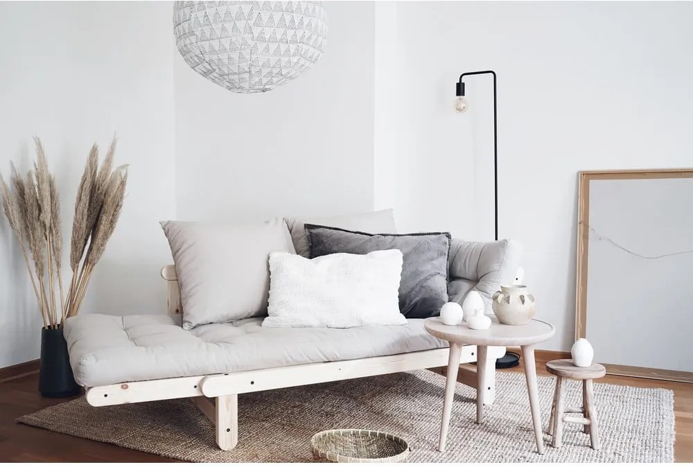 Canapea variabilă Karup Design Beat Natural/Grey
