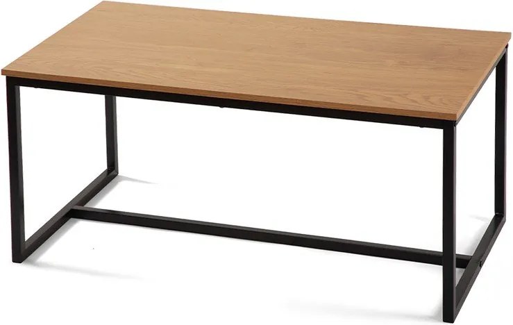 Măsuță de cafea în culoare naturală cu aspect de lemn de stejar 47x90 cm Norden – Bonami Essentials