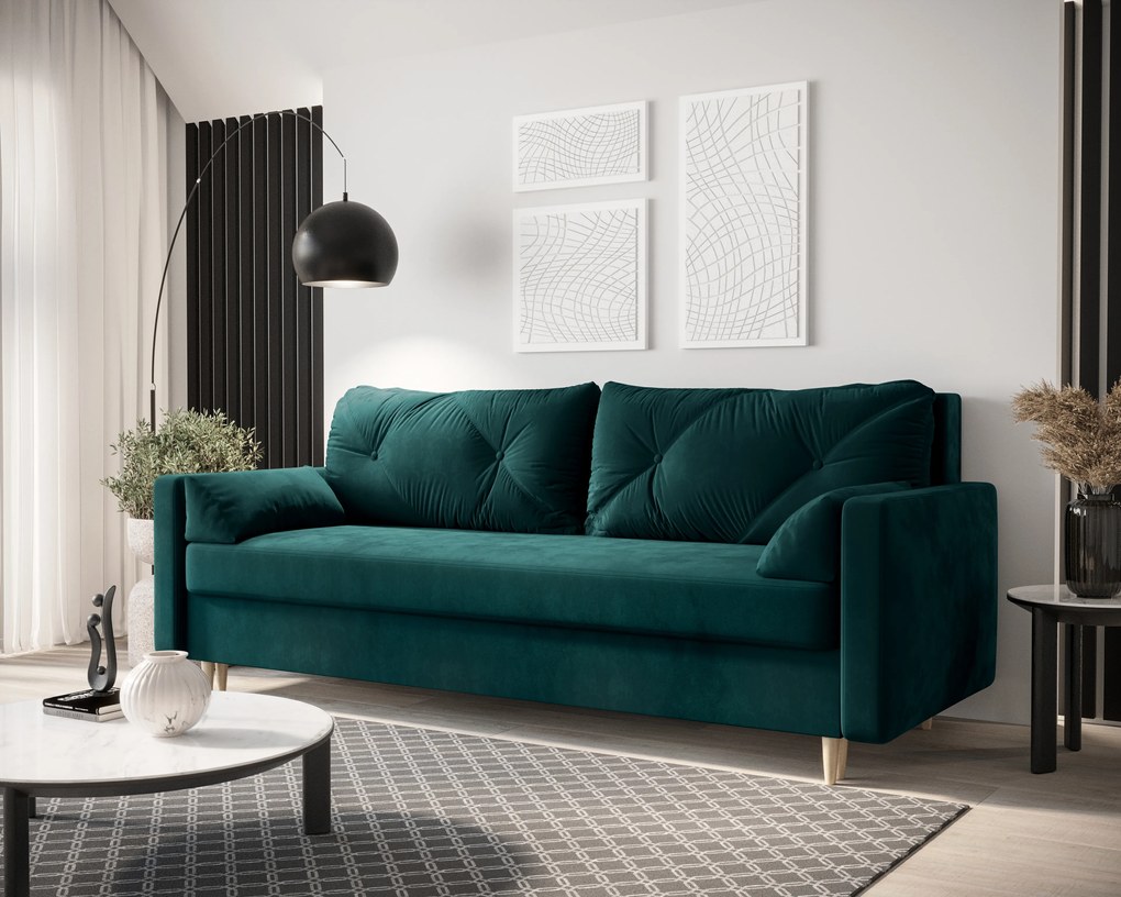 Supermobel Canapea ASTRA, 220x88x85, cosmic 160