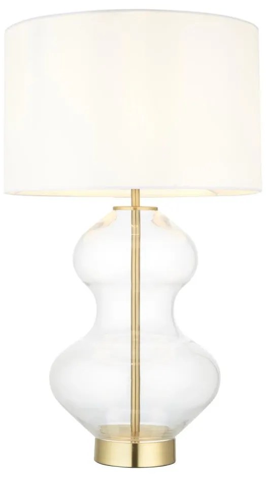 Endon 99110 - Lampă de masă dimabilă KELDA 1xE27/10W/230V alb/auriu