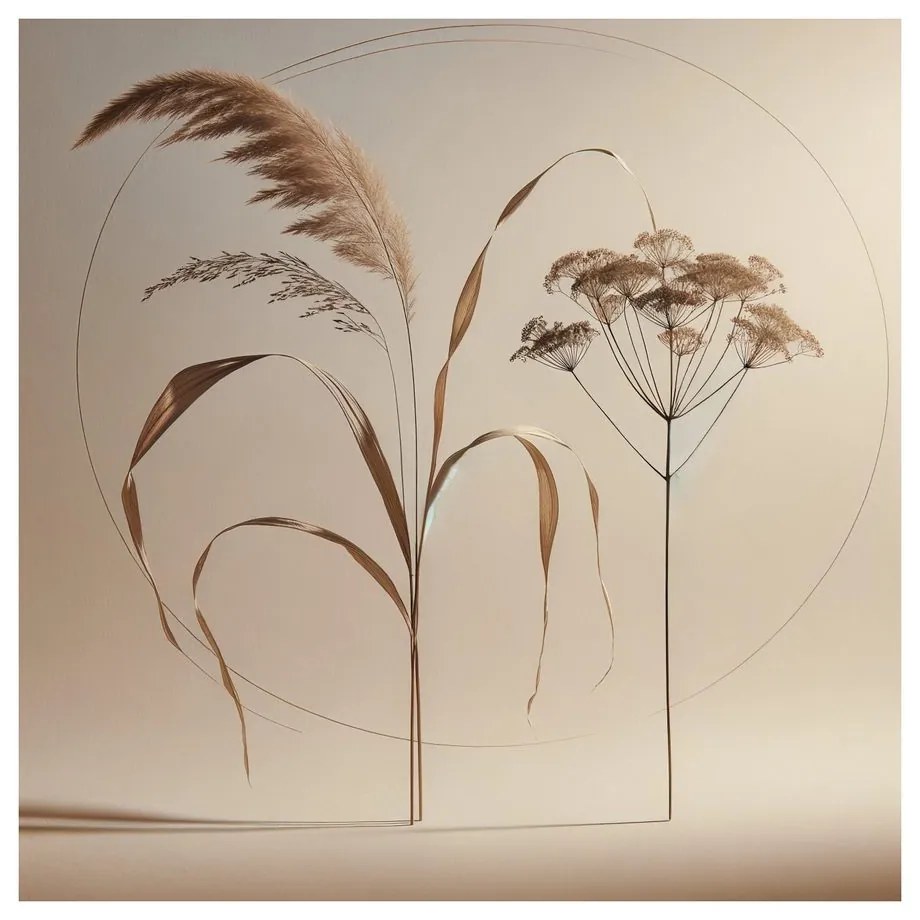 Tablou ierburi minimaliste