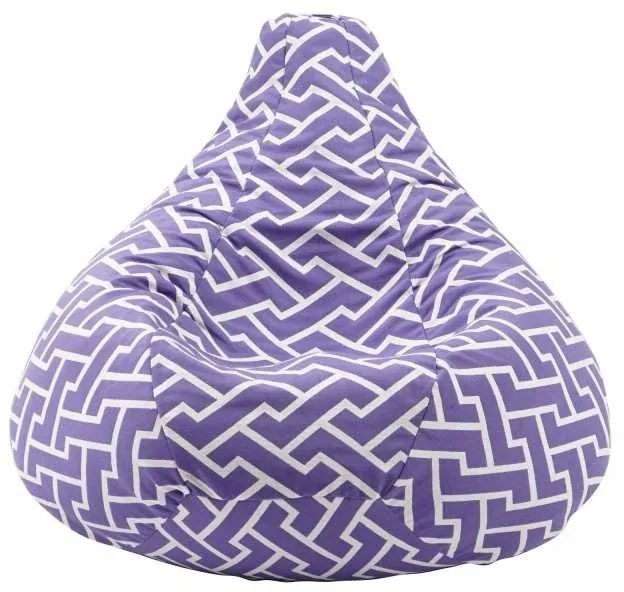 Fotoliu Nirvana Hobbit Pufrelax, Material Textil - Zippity Purple