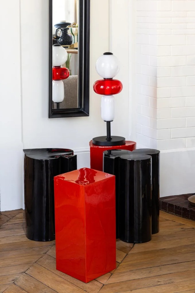 Masuta laterala, din metal, Red diamond Poker