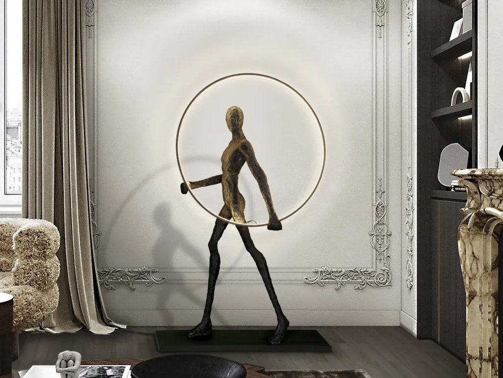 Figurina decorativa / Lampa LED de podea design lux Caminante