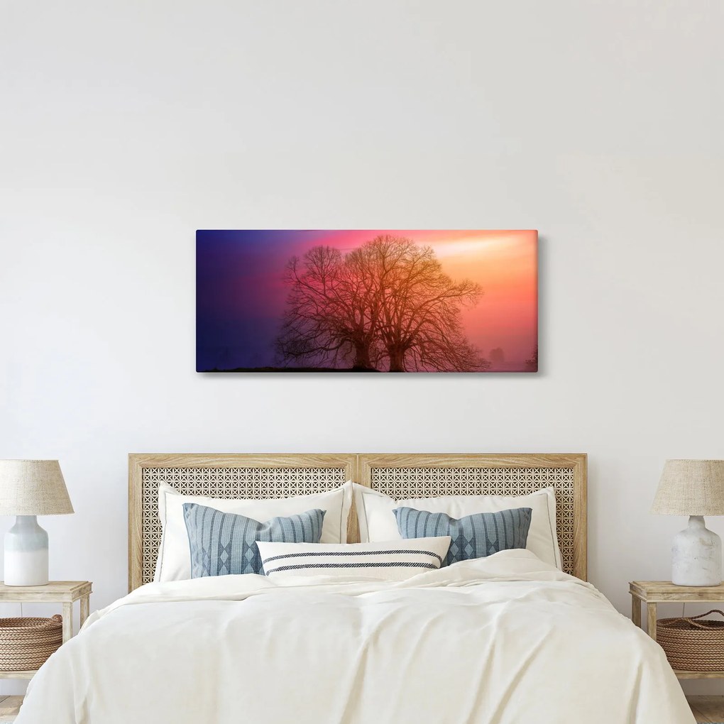 Tabloul pomilor în ceață (120x50 cm)