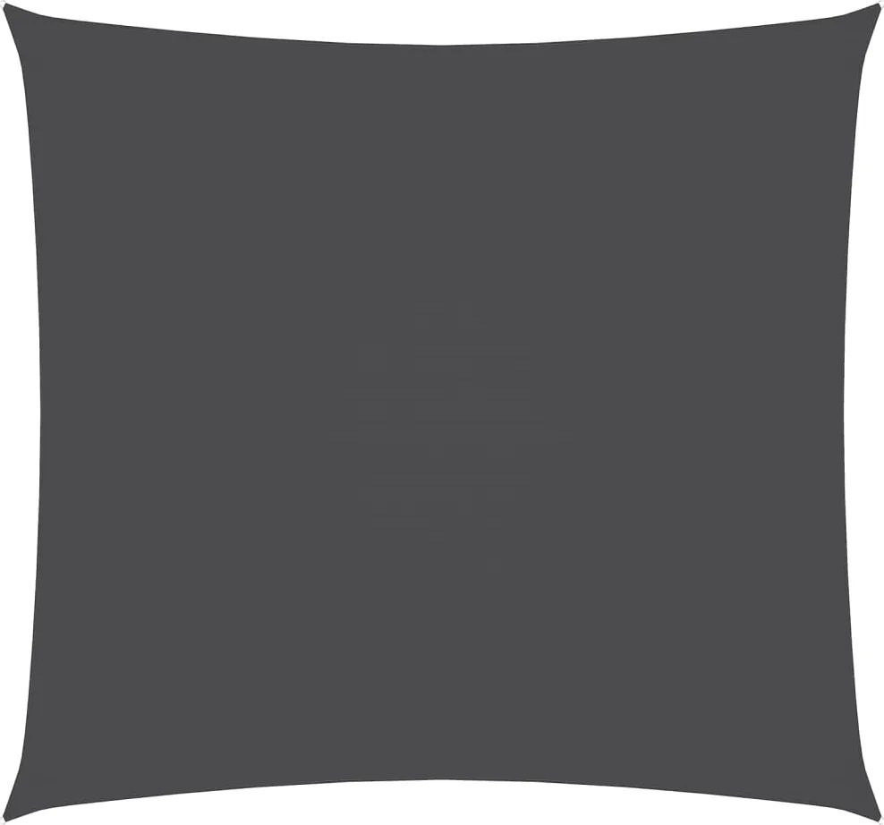 vidaXL Pânză parasolar, antracit, 2 x 2 m, țesătură Oxford, pătrat