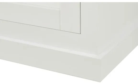 Vitrina Cu 2 Usi Si 1 Sertar Cabana Alb Si Antracite , 65.3 Cm