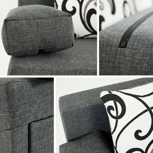 Canapea Dorien cu taburete (Twist 17). 1058519