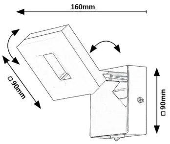 Aplică LED pentru baie Rabalux 75018 BLAS LED/5W/230V 4000K